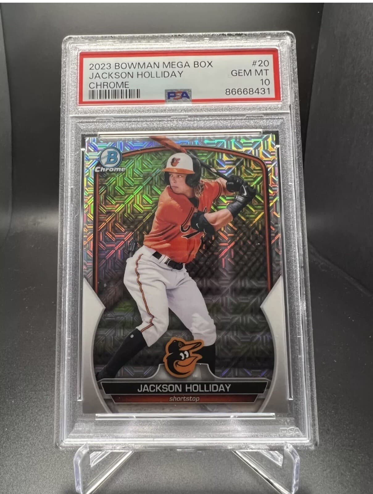 2023 Bowman - Chrome PSA 10 Refractor #BCP-20 Jackson Holliday (RC)