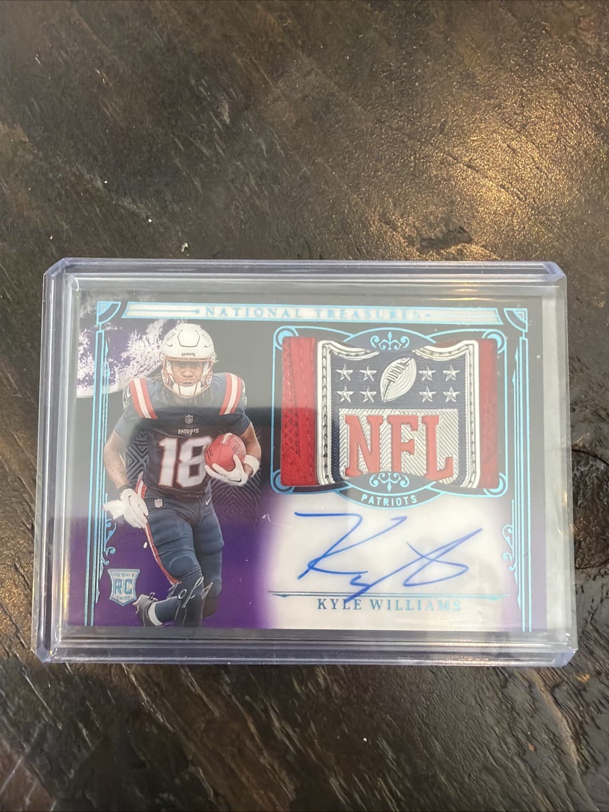2025 National Treasures Kyle Williams  1/1 RPA NFL SHIELD #181 Williams RC Rare
