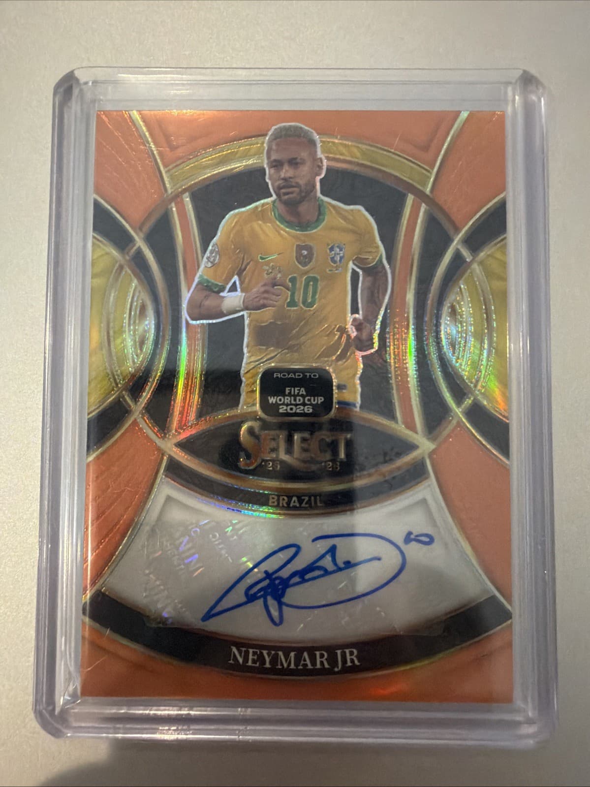 2026 Panini Select Road To The World Cup Neymar Jr Auto Brazil