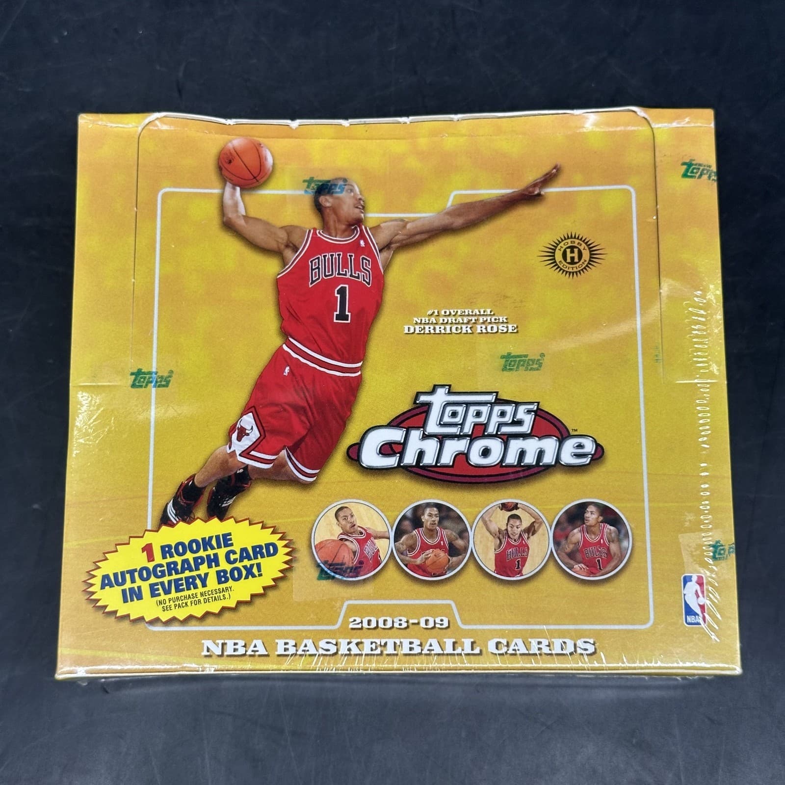 2008-09 Topps Chrome Basketball Hobby Box Sealed Derrick Rose RC Year Kobe HOF