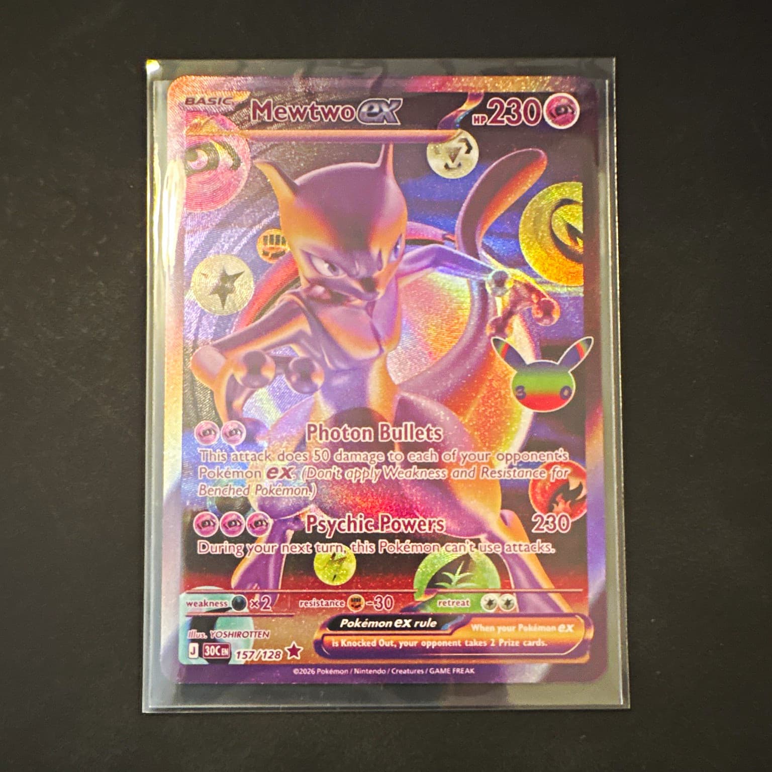 30th Anniversary MewTwo Future Rare
