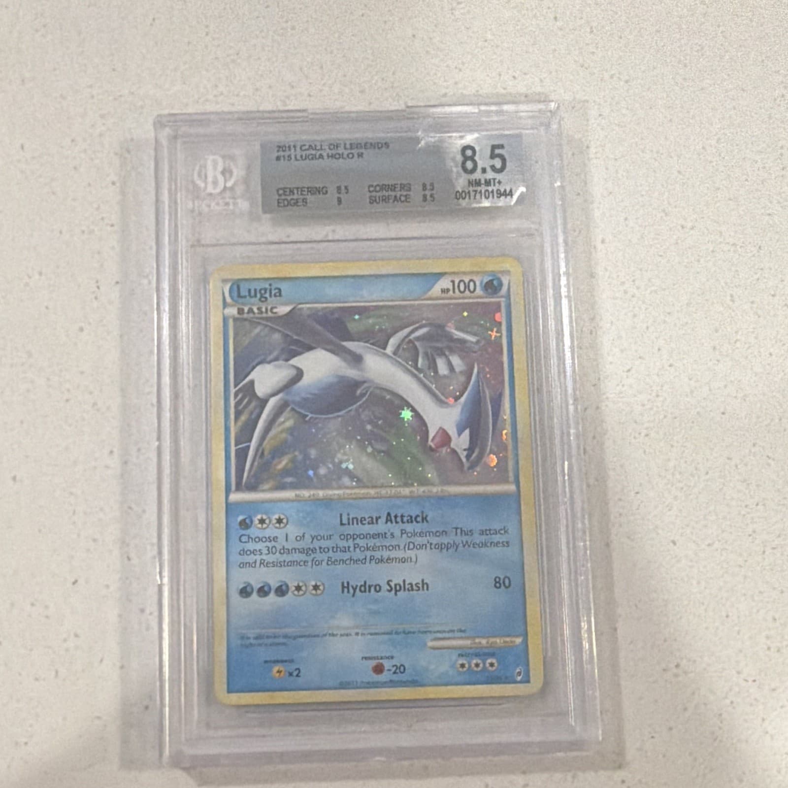 Lugia 15/95 Call of Legends Holo Rare BGS 8.5 Graded English Pokemon