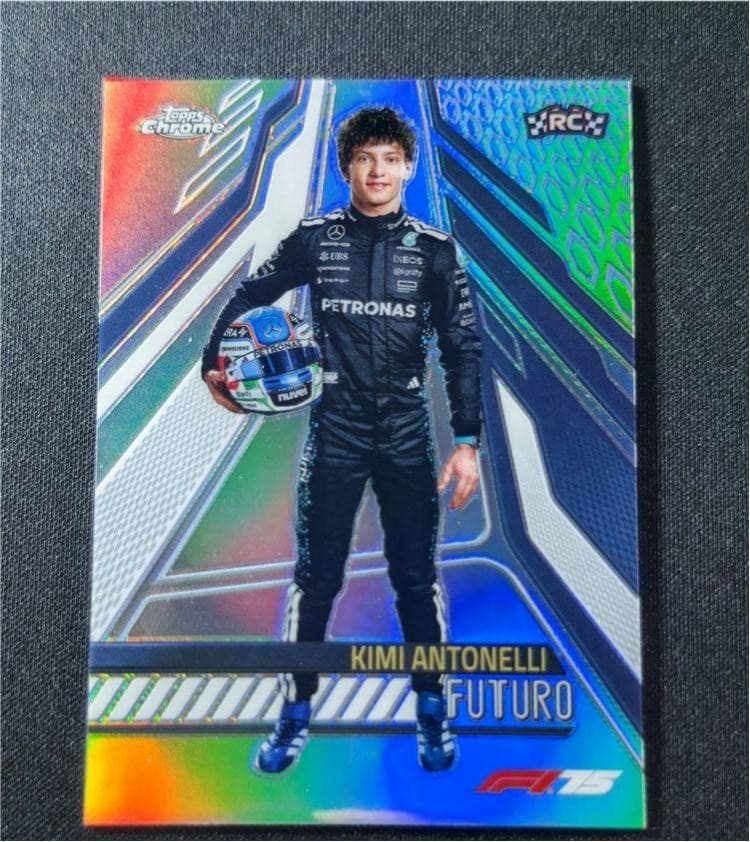2025 Topps Chrome F1 75th Kimi Antonelli RC Rookie Futuro Case Hit SSP