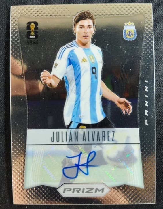 Julian Alvarez 2026 Panini Prizm FIFA World Cup 2012 Throwback Auto #12-JA