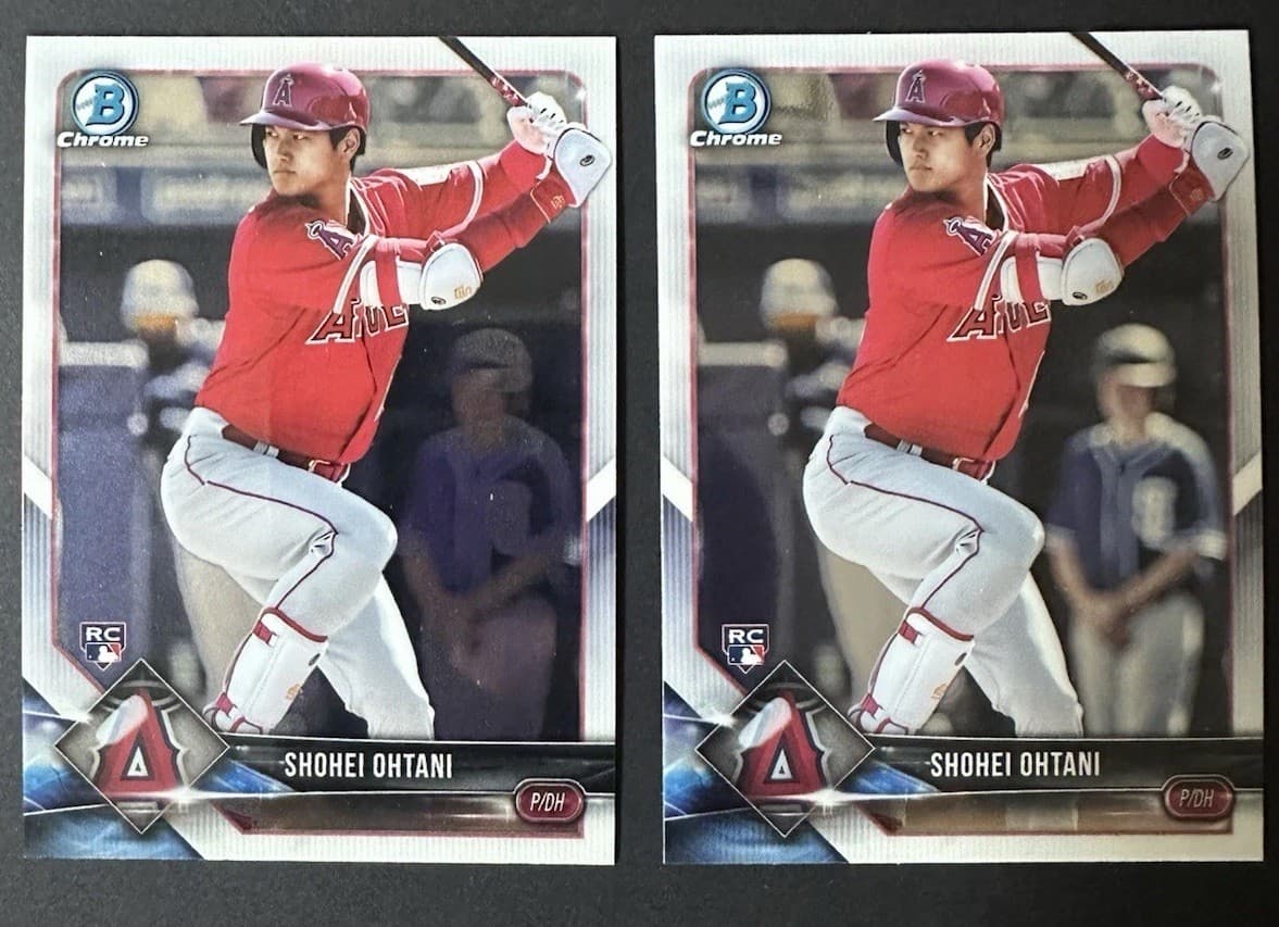 2018 Bowman Chrome - Shohei Ohtani RC   #1  (2 Cards)