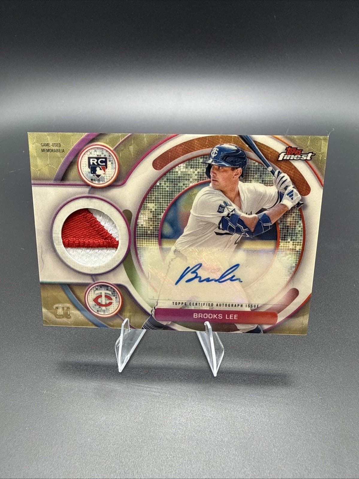 2025 Topps Finest Baseball Brooks Lee 1/1 RC SUPERFRACTOR RPA