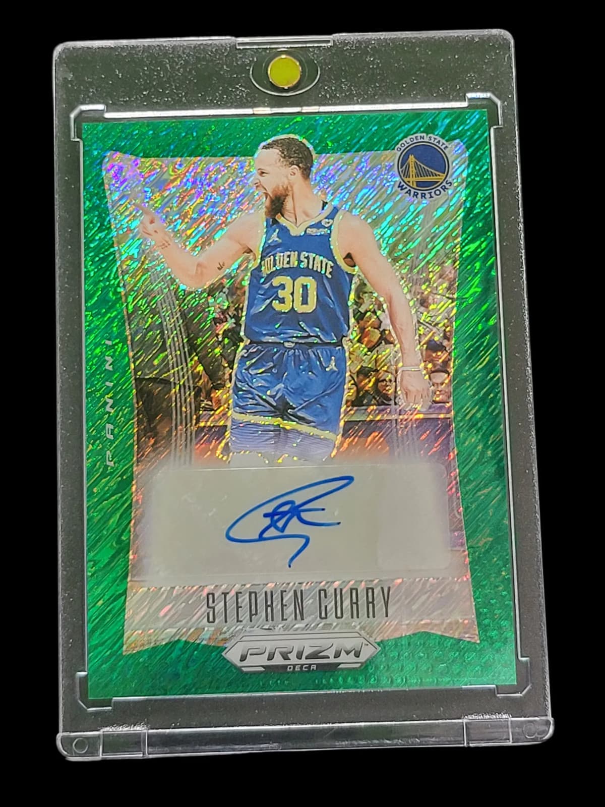 2024 Panini Prizm Deca Stephen Curry #DS-CUR Green Shimmer 02/15