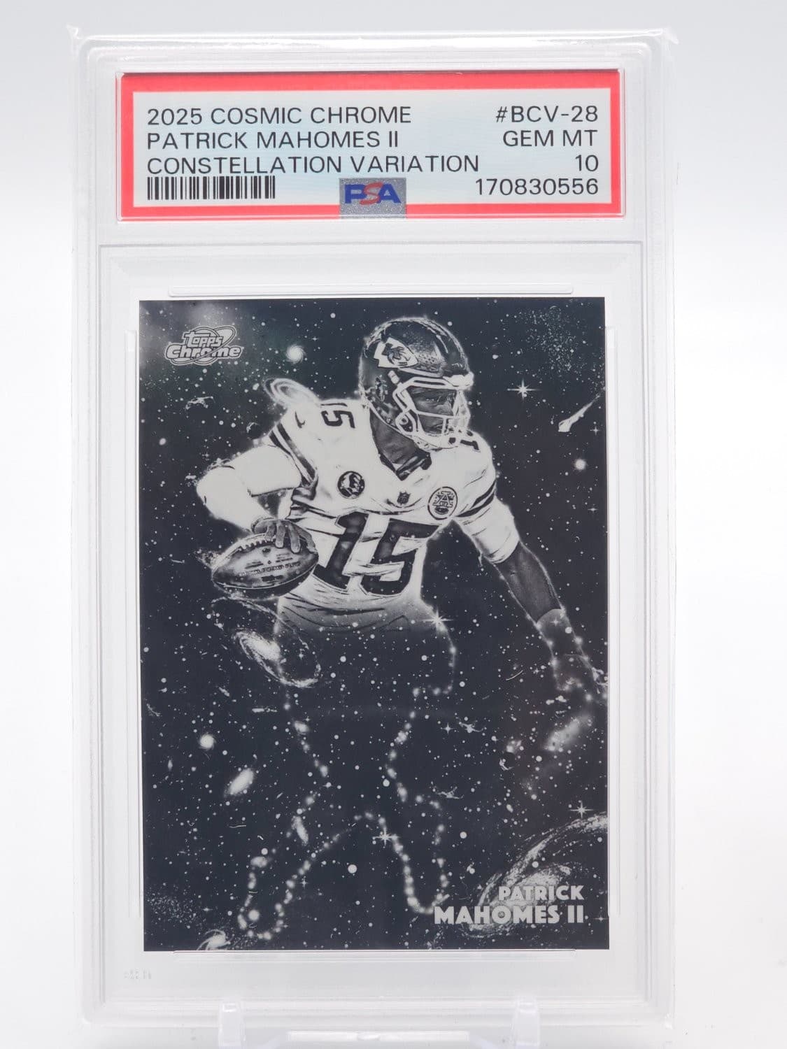 Patrick Mahomes Ii 2025 Topps Cosmic Chrome Constellation Sp Psa 10 Pop 1 Q6248