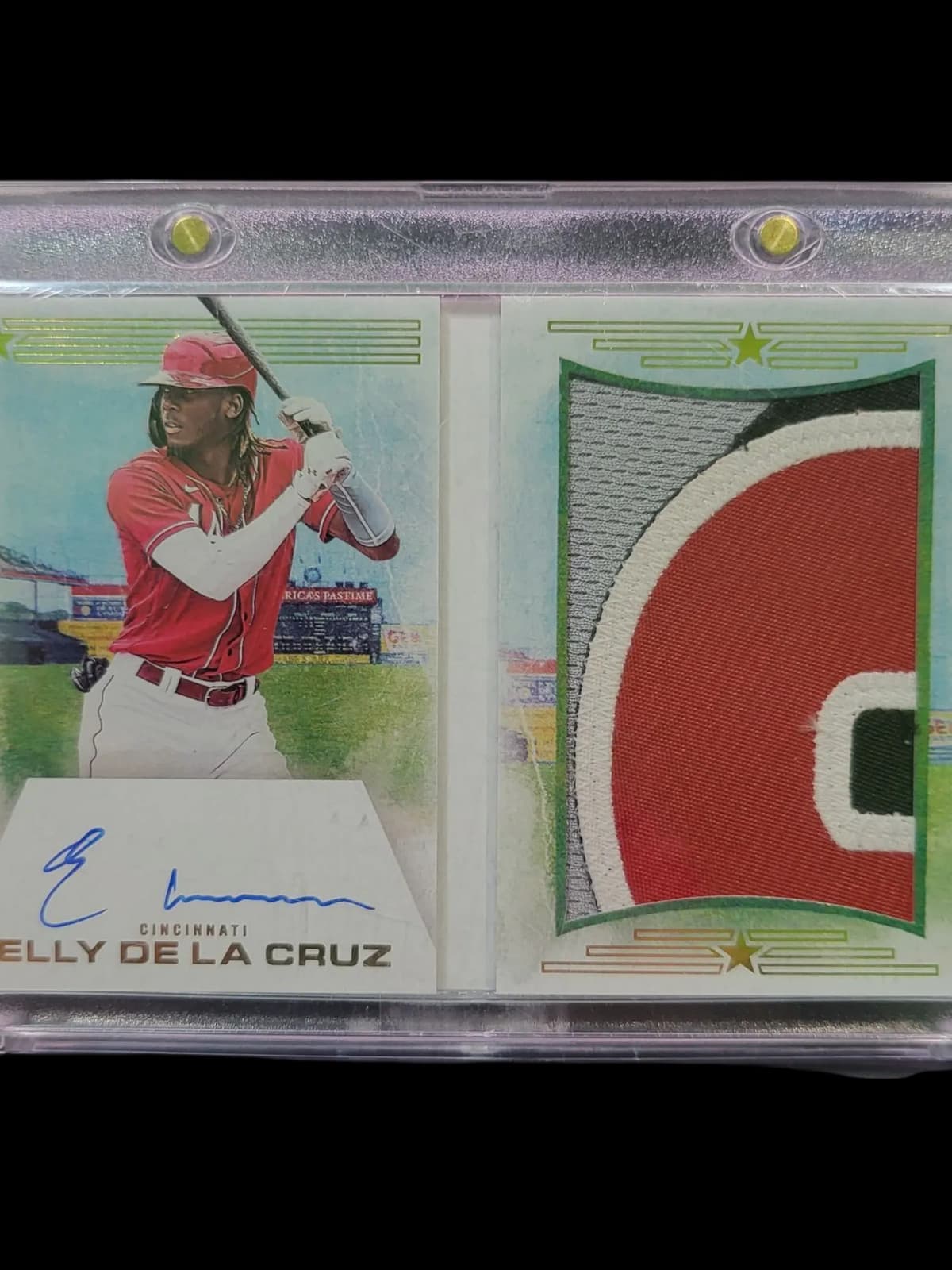 2023 Panini America's Pastime Future Elly De La Cruz #FFB-EDC Auto Patch /25