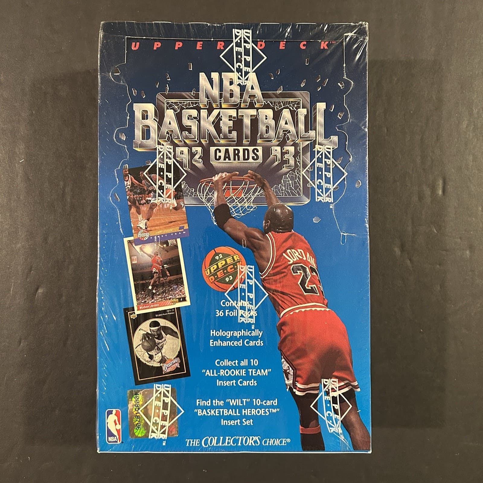 1992-93 Upper Deck NBA Basketball Low Series Factory Sealed Box Michael Jordan