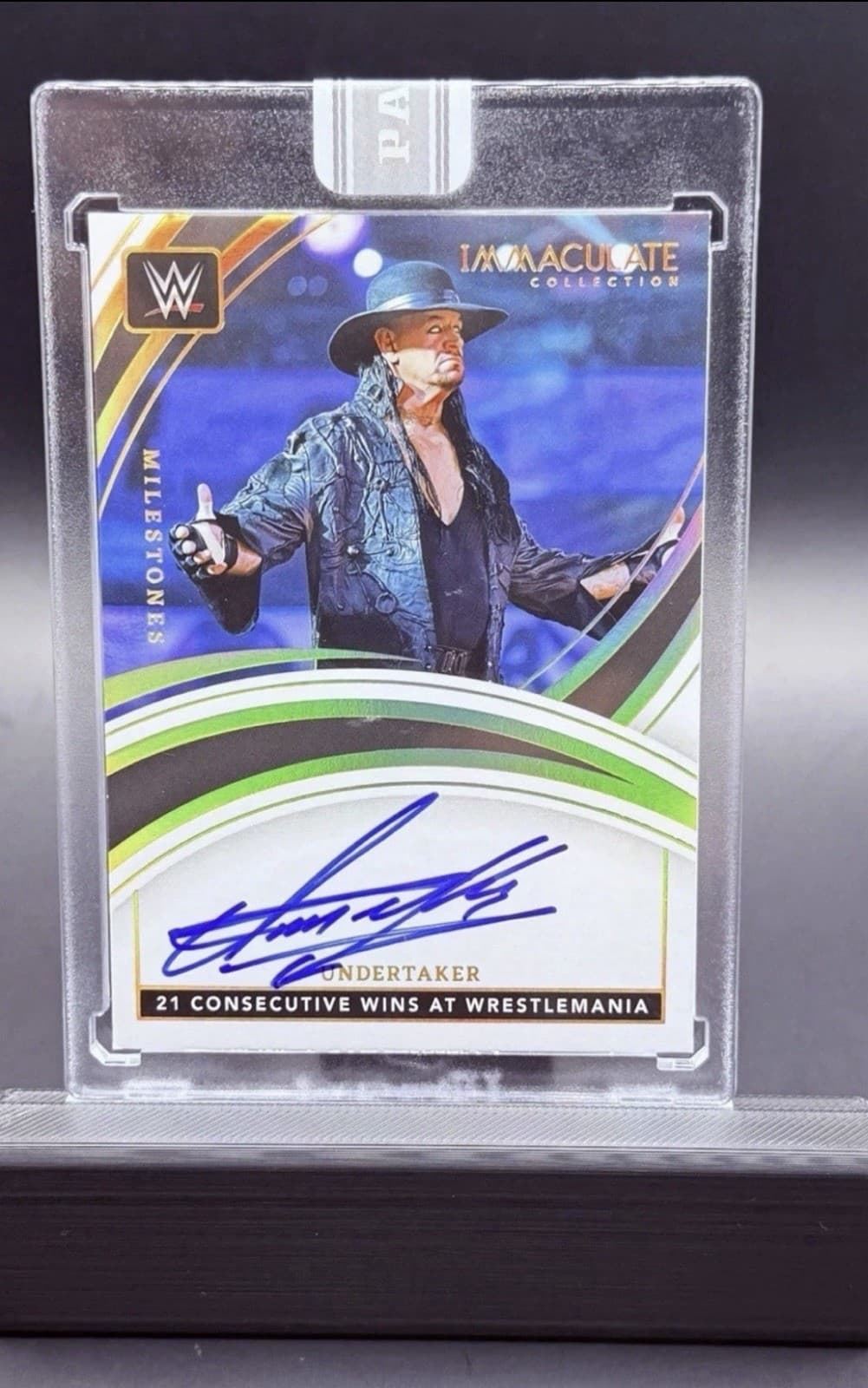 2022 Panini Immaculate White Box UNDERTAKER Milestones AUTO   1/1 🔥