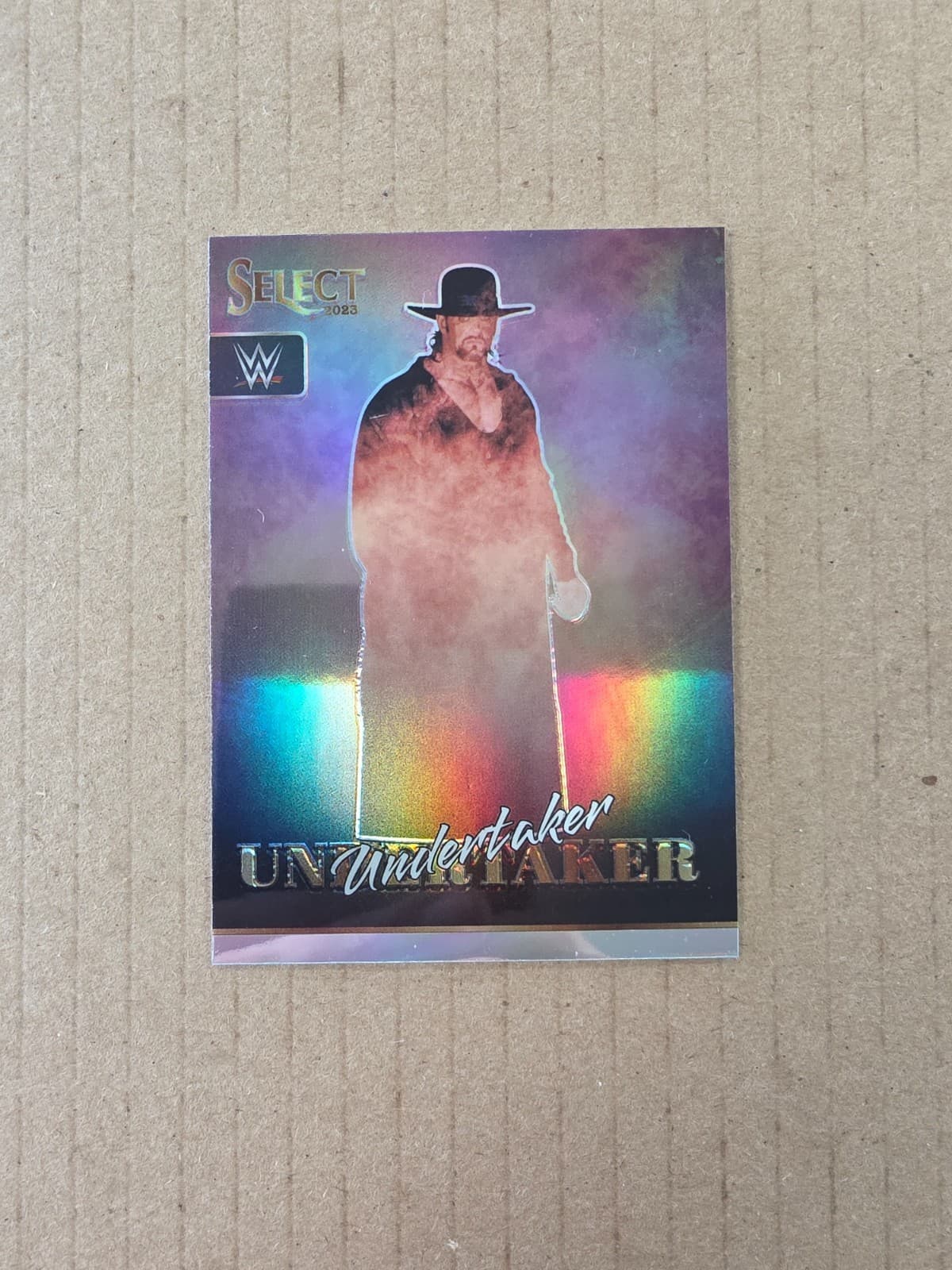2023 Panini Select WWE Wrestling Card #5 Undertaker Artistic Selections Prizm