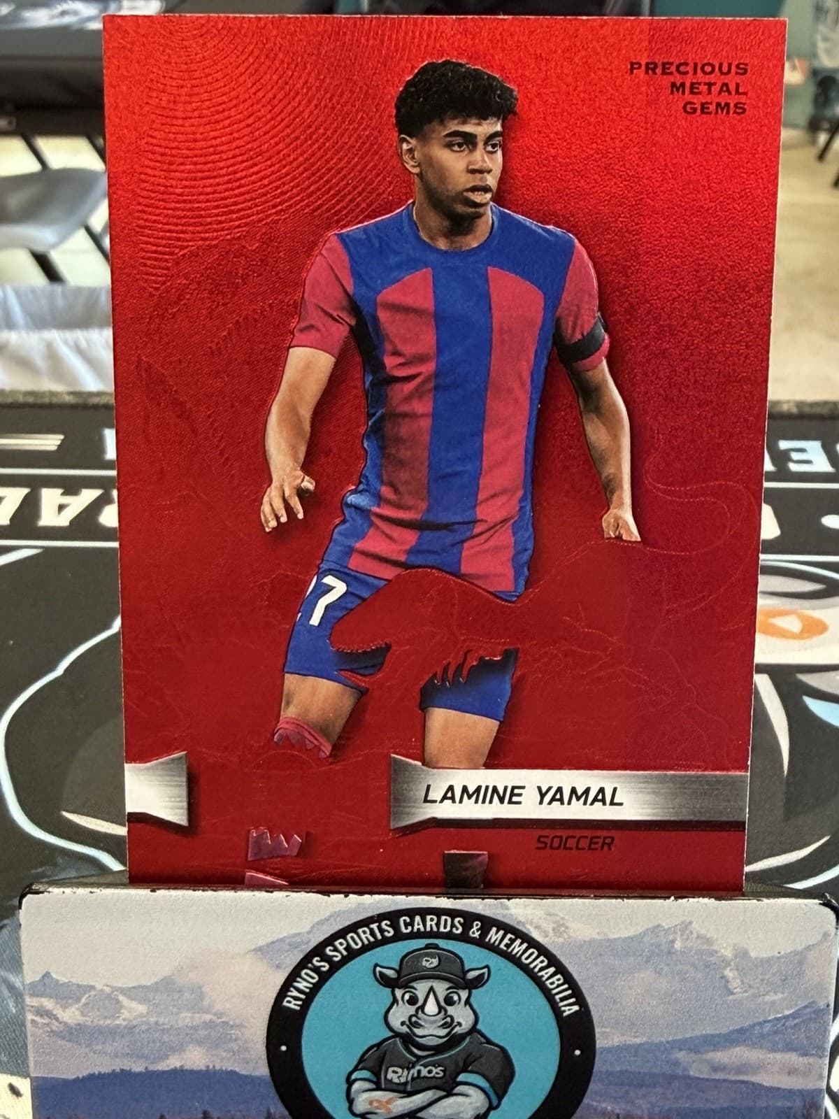 2026 Upper Deck Metal Universe SE Lamine Yamal PMG Red 100/100 #100 Bookend