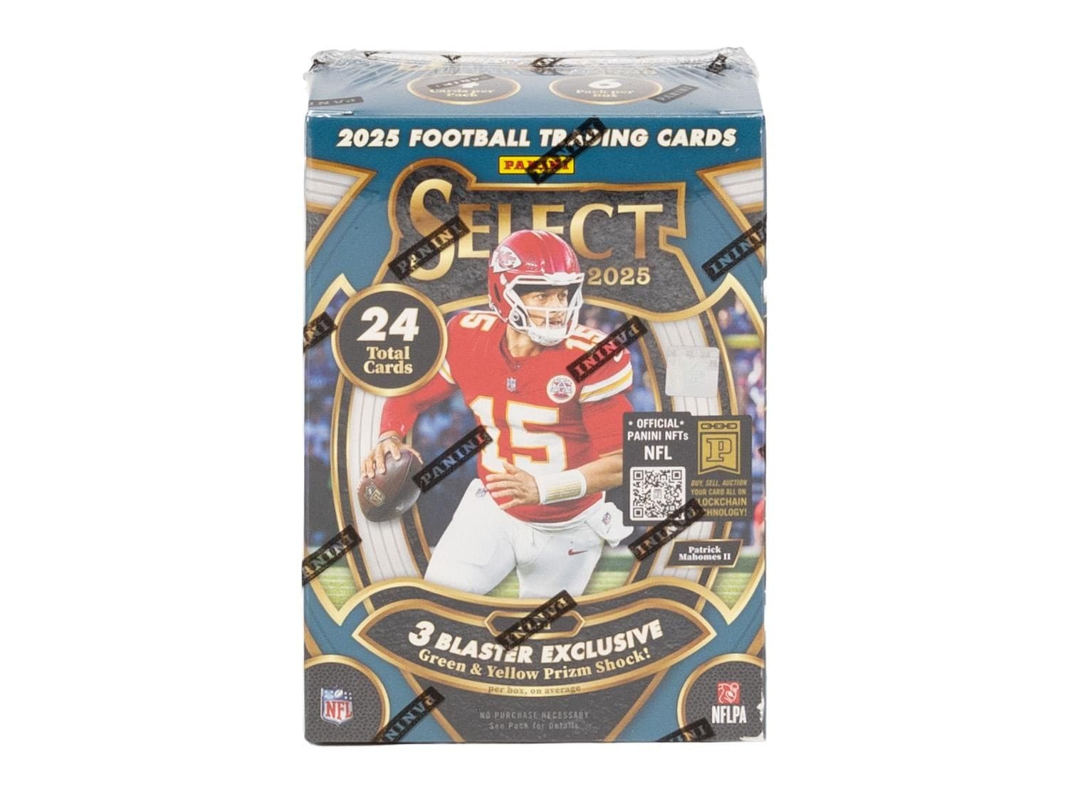2025 Panini Select Football Blaster Box (Green & Yellow Prizms!) (Blue Box)