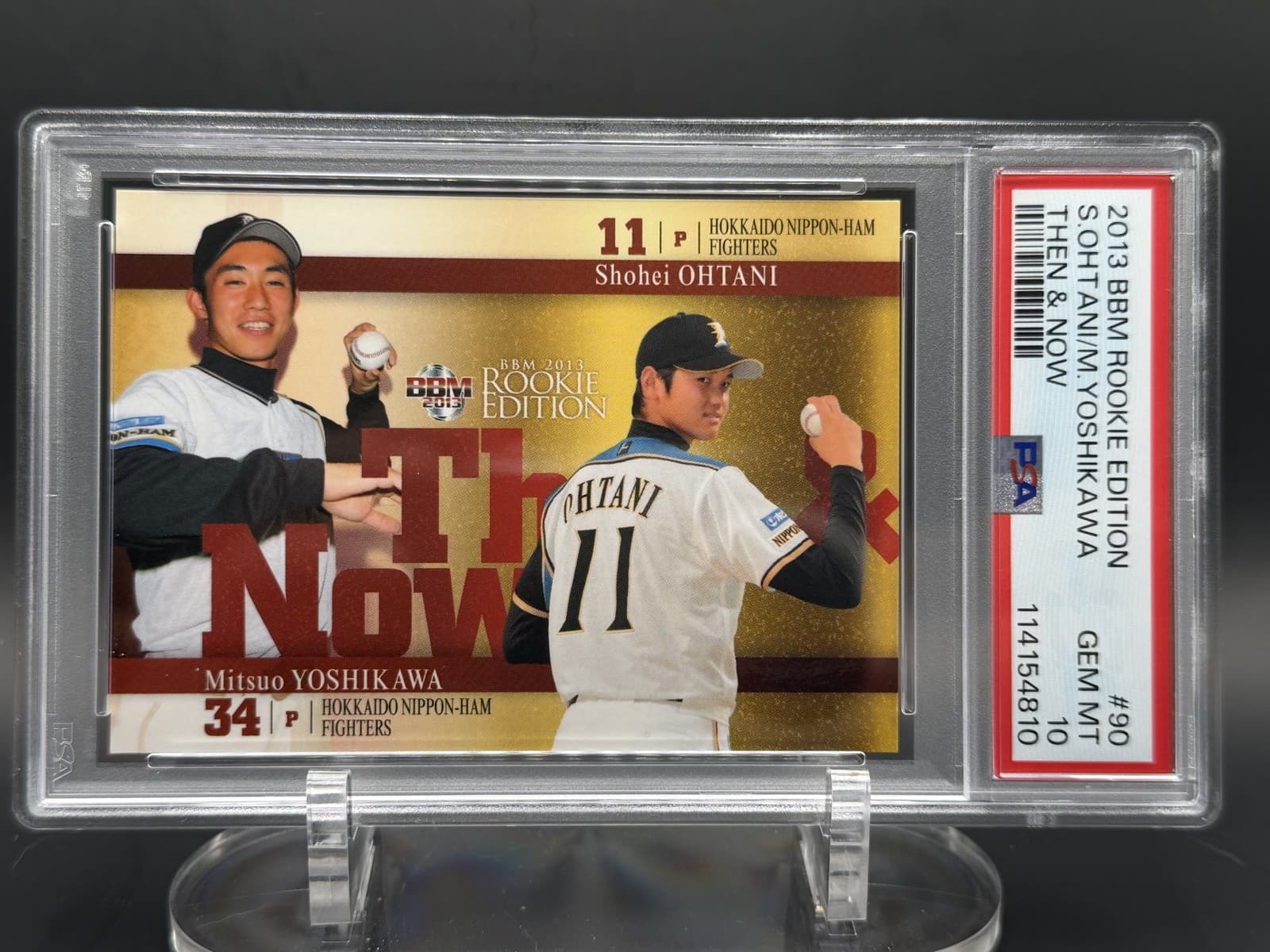 2013 BBM Shohei Ohtani Rookie Edition. 10