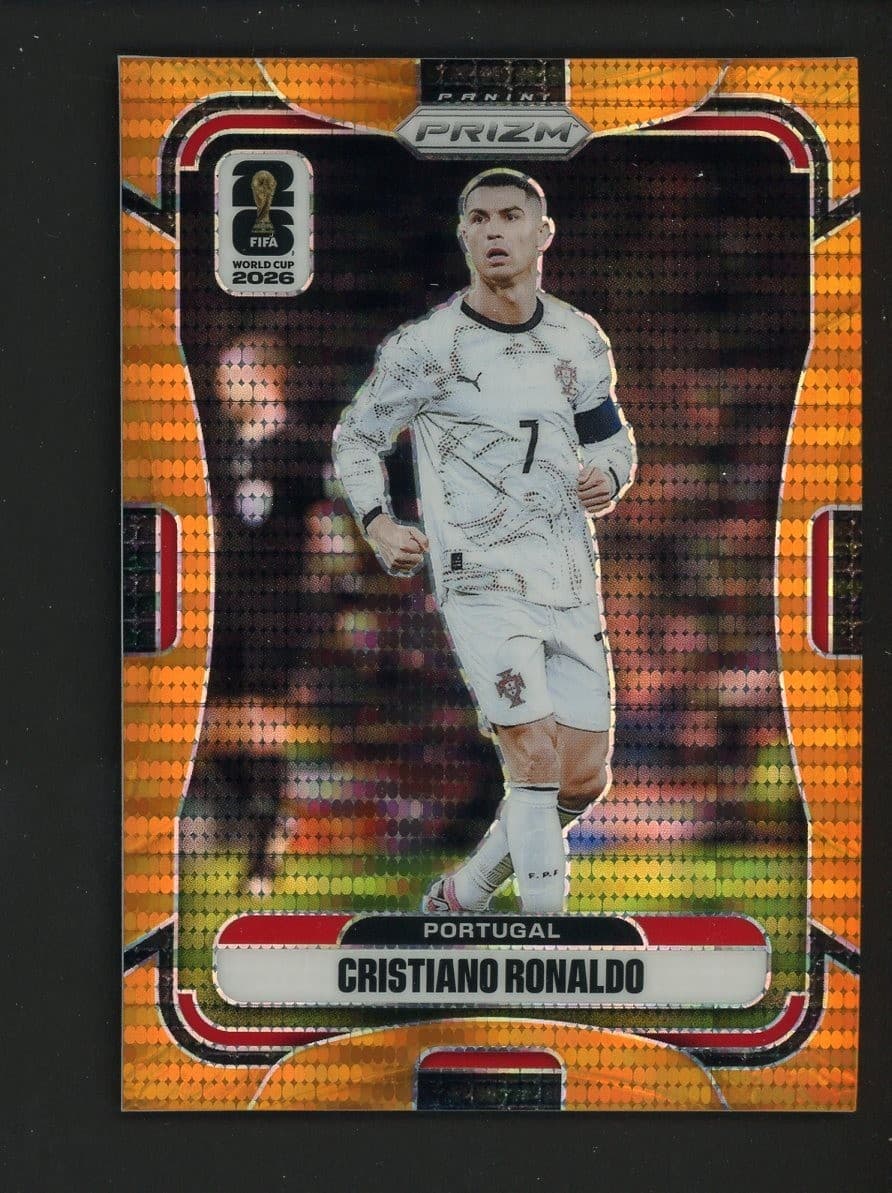 2026 Prizm FIFA World Cup Soccer Orange Preferred #367 Cristiano Ronaldo /99