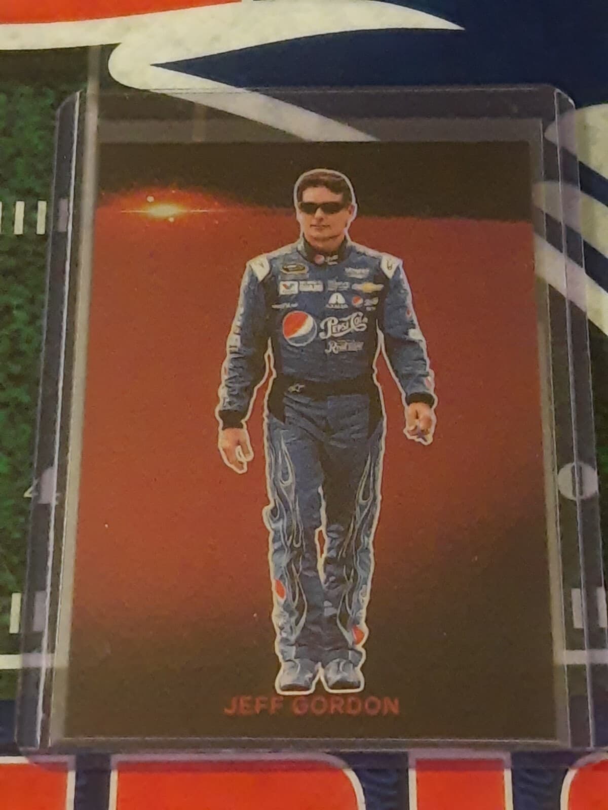 2022 Panini Prizm Racing JEFF GORDON NASCAR Red Alert Prizm Case Hit! RA-JG