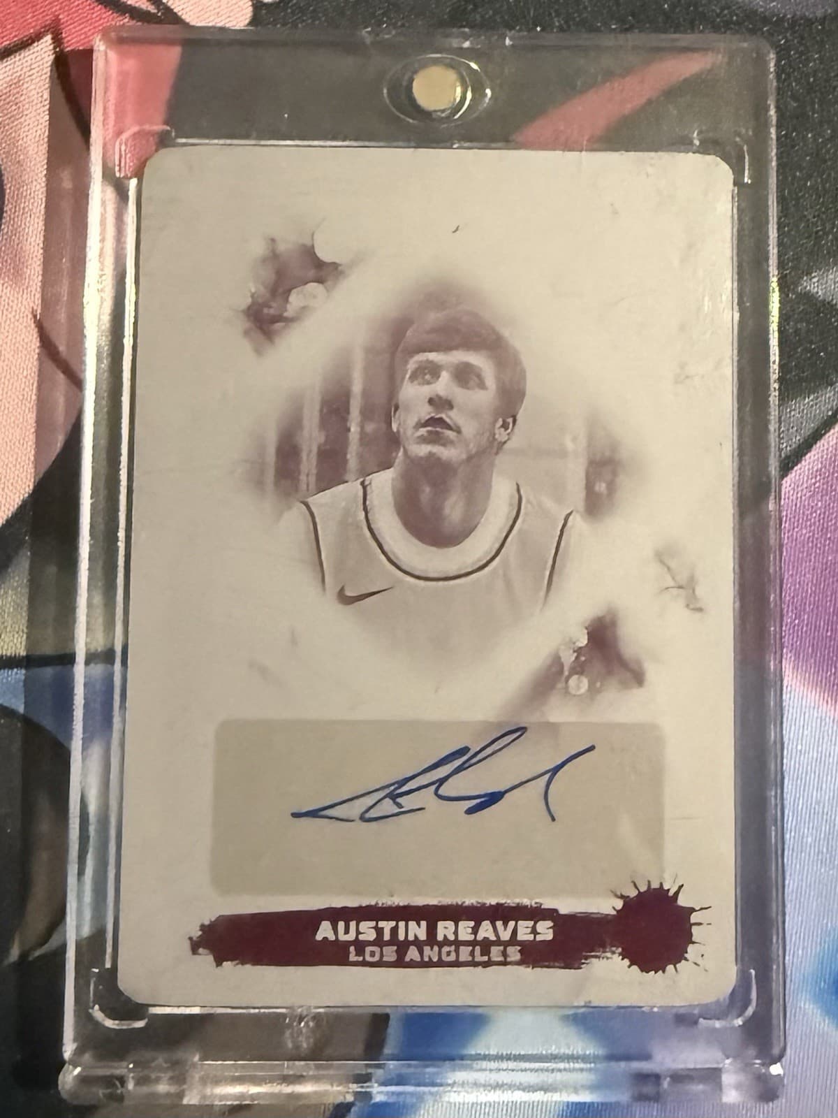 2024 Topps Motif Basketball Austin Reaves 1/1 Magenta Printing Plate