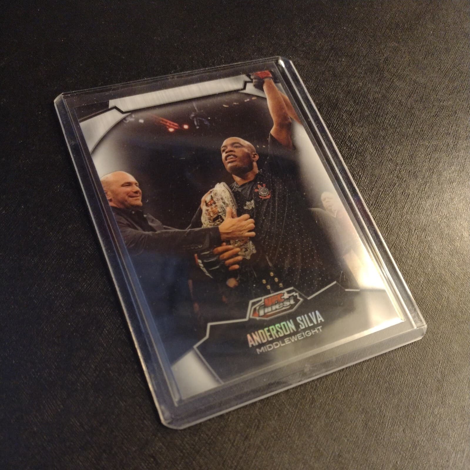 Anderson Silva Silver Refractor Card 2012 Topps UFC Finest Chrome MMA Champ