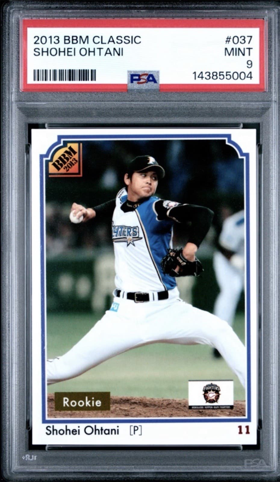  2013 BBM Classic Shohei Ohtani Rookie #037 PSA 9   