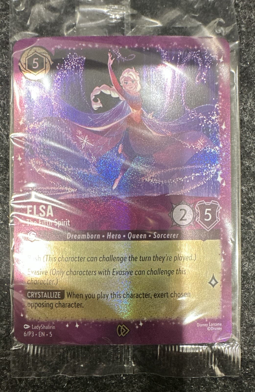 Elsa - The Fifth Spirit 6 Disney Lorcana Promo Cards Holo