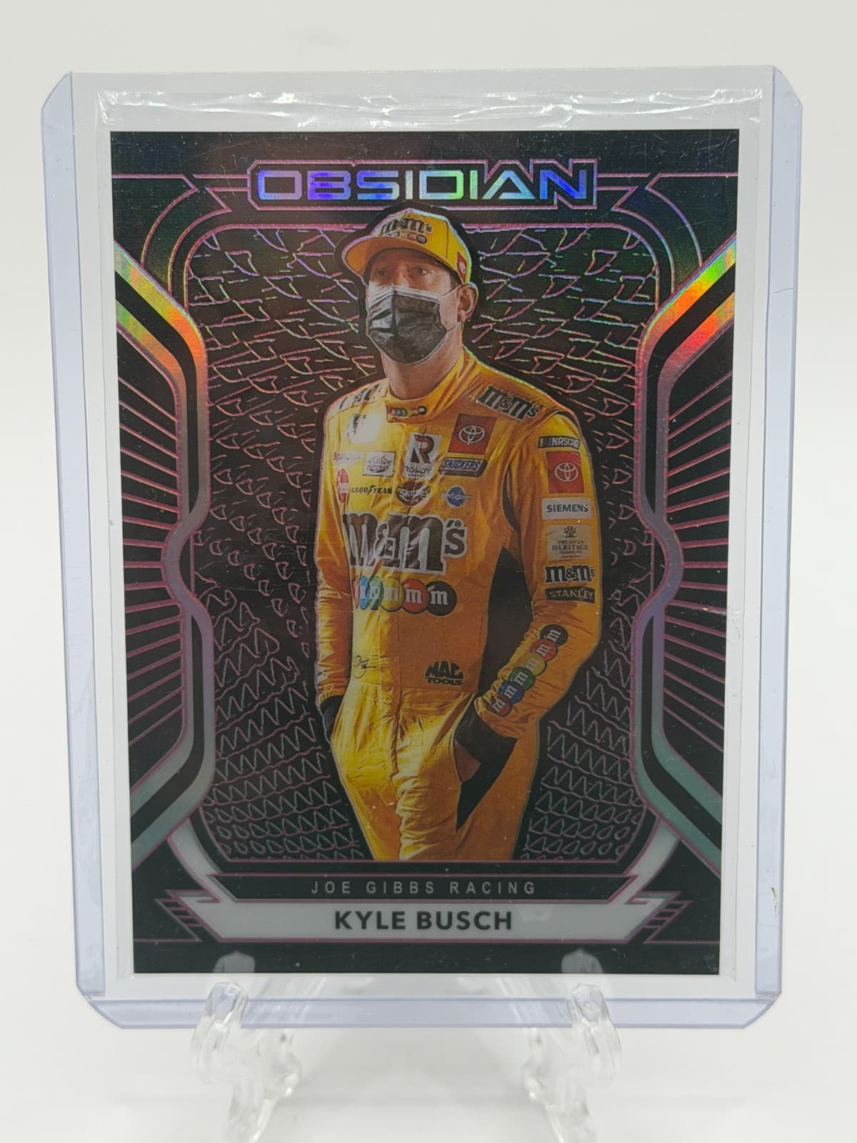 #17/25 - Kyle Busch - Pink 2021 Panini Chronicles Obsidian Racing - NASCAR