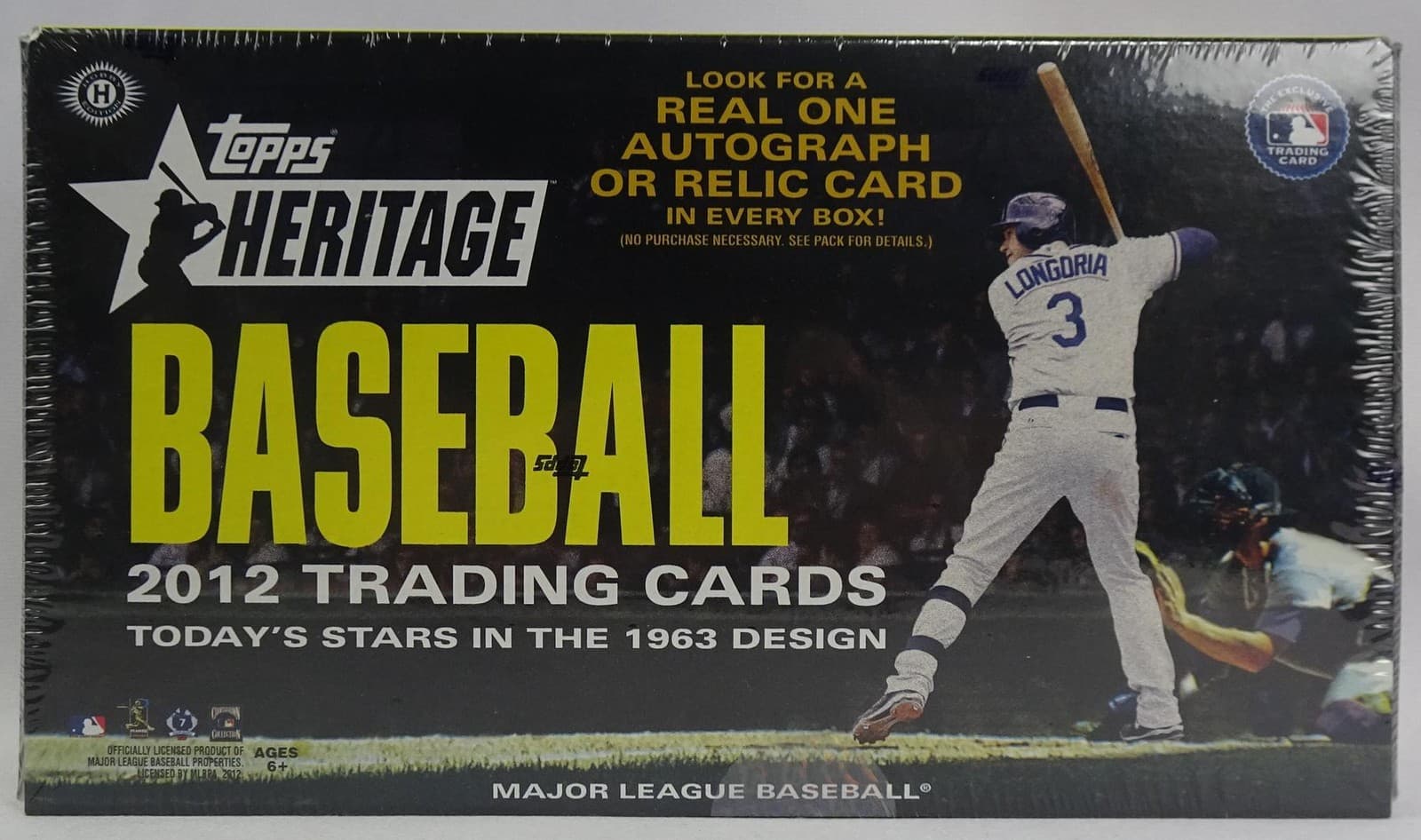 2012 Topps Heritage Baseball Hobby Box