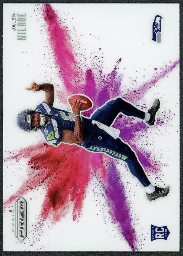 2025 Panini Prizm Jalen Milroe Rookie Color Blast #28