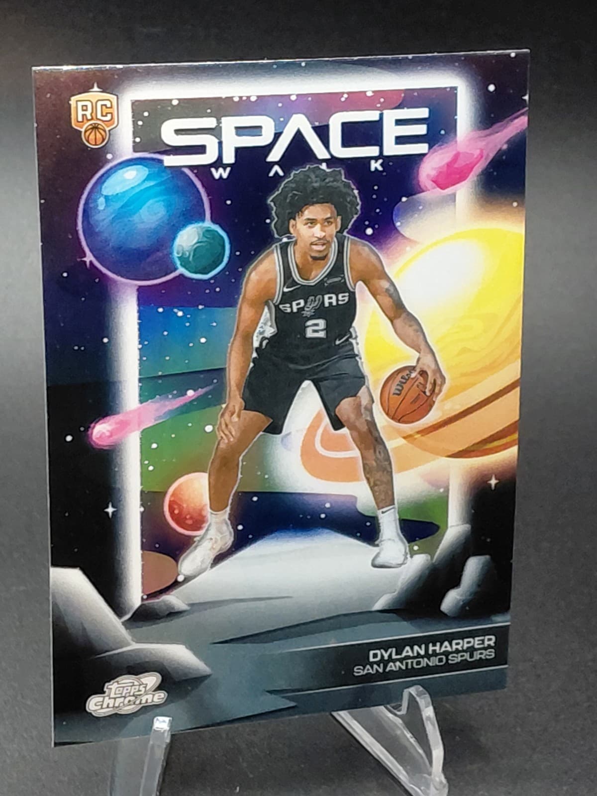 2025-26 Topps Cosmic Basketball Space Walk Dylan Harper #SW-7 (RC)