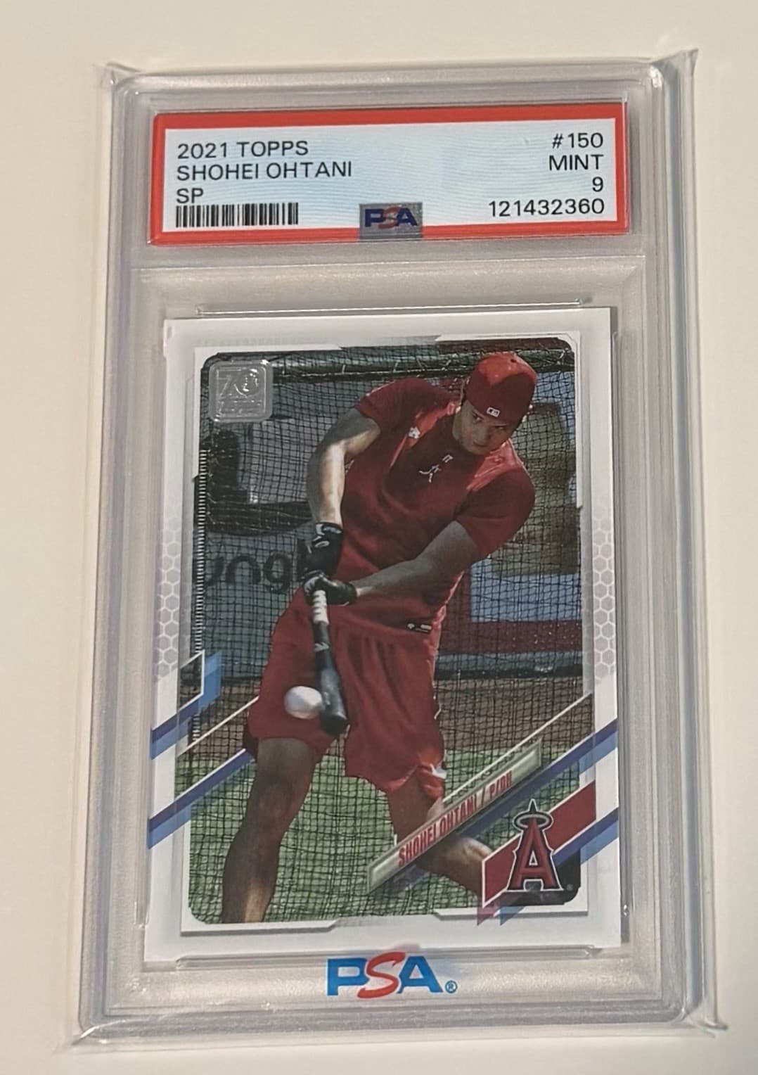 2021 Topps - Image Variation Shohei Ohtani #150 Batting Practice PSA 9 Mint