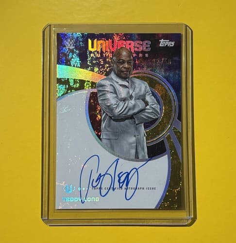 Topps 2025 WWE Universe Autographs UNA-TLO Teddy Long /50 Wrestling Card