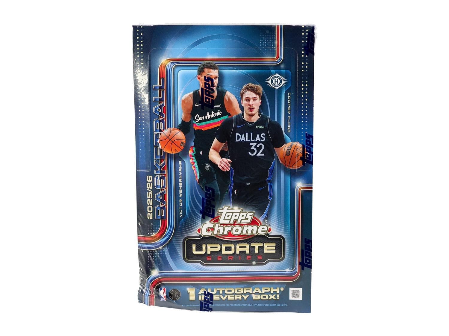2025/26 Topps Chrome Update Series Basketball Hobby Box (Slightly Damaged)
