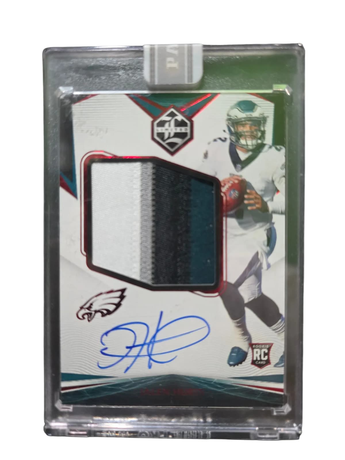 2020 Panini Limited Jalen Hurts #156 RC Patch 1/1