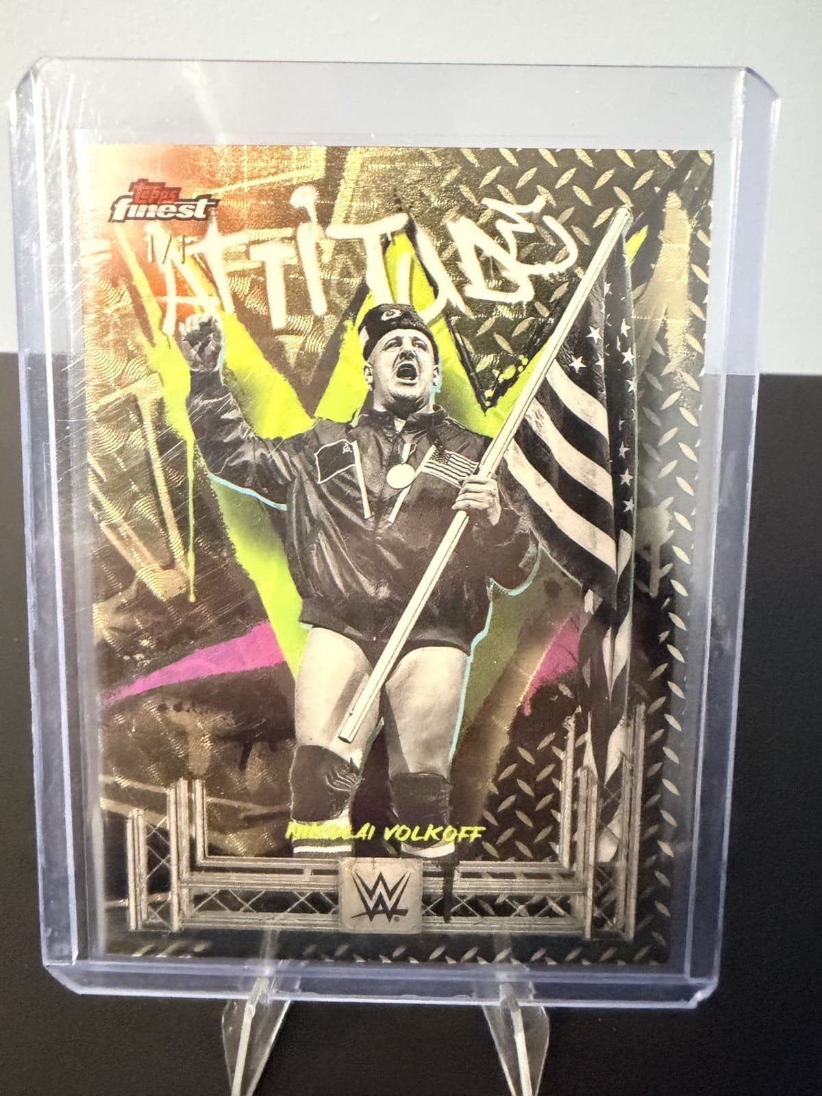 2025 WWE Topps Finest #281 Nikolai Volkoff Rare SUPERFRACTOR 1/1 🔥🔥