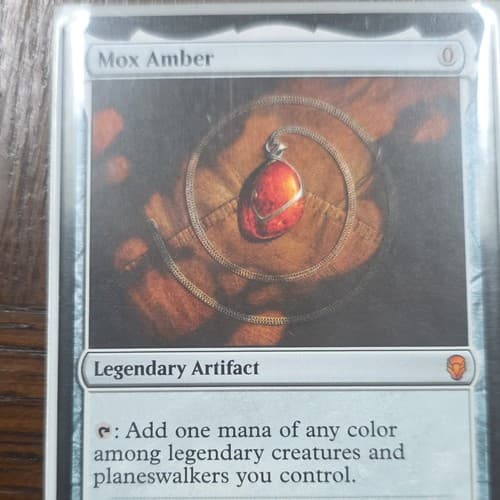 Mox Amber Legendary Artifact Magic: The Gathering English Single Card