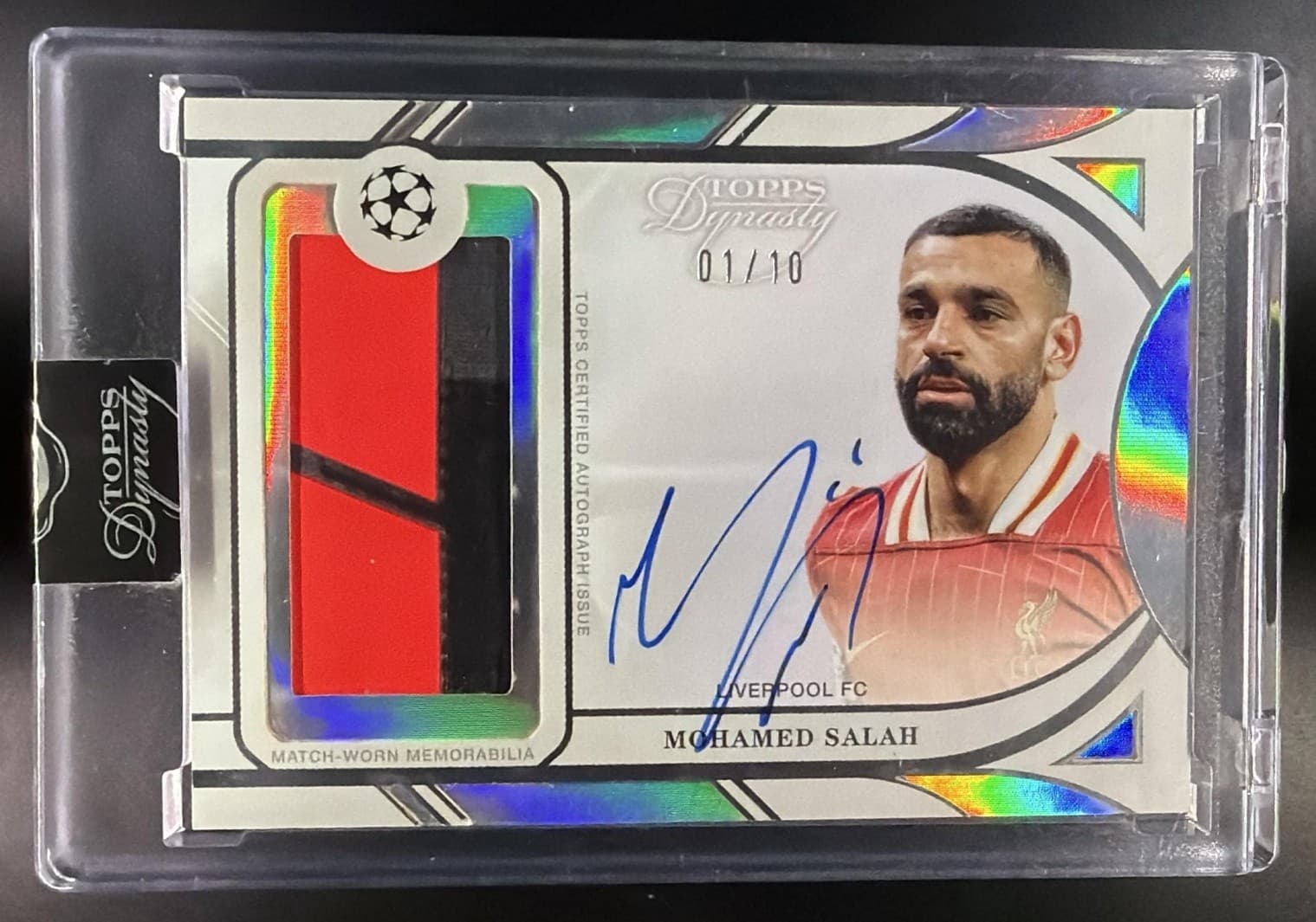 2024 Topps Dynasty UEFA Club Competitions Mohamed Salah #APV-MS2 Auto Patch /10
