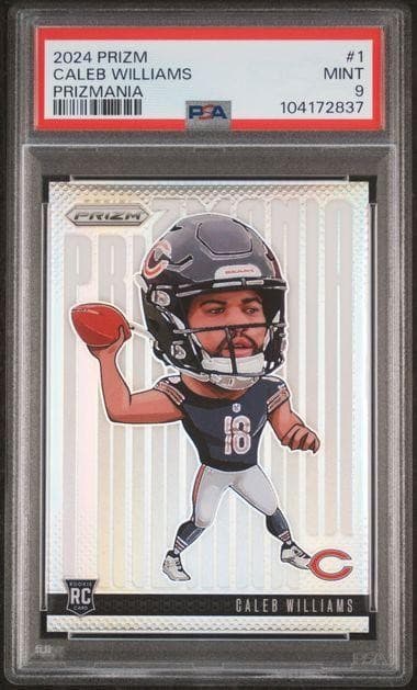 2024 Panini Prizm Caleb Williams Prizmania Rookie #1 PSA 9
