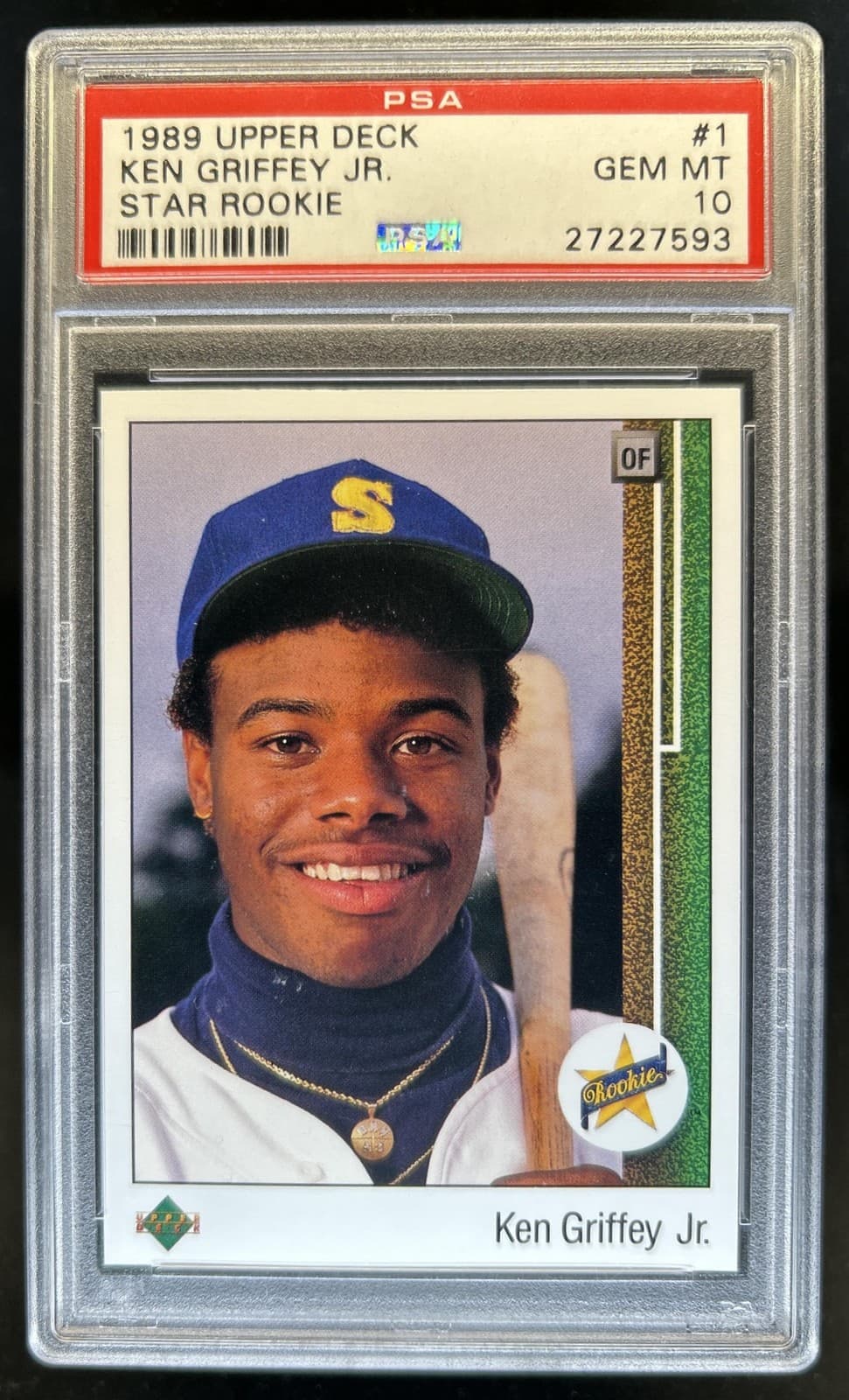1989 Upper Deck Ken Griffey Jr. Rookie RC #1 Mariners PSA 10 GEM MINT