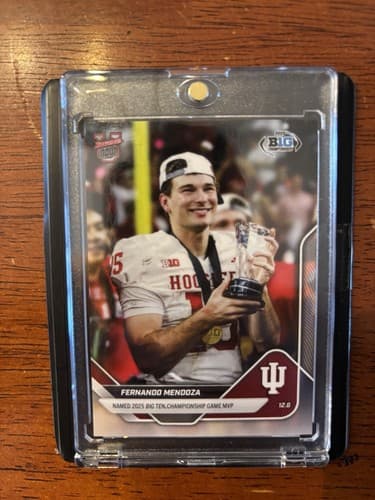Topps 2025 Now Football Fernando Mendoza Indiana Hoosiers MVP Big Ten #58