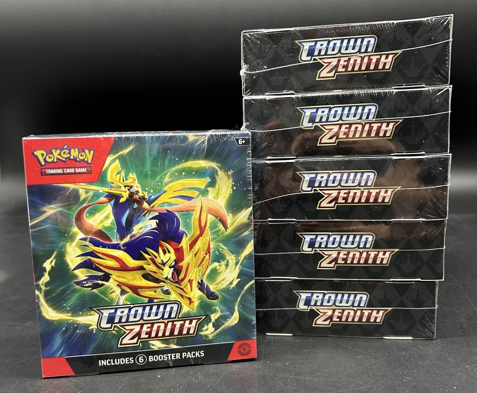 Lot of (6) Pokemon TCG SWSH Crown Zenith Booster Bundles SEALED