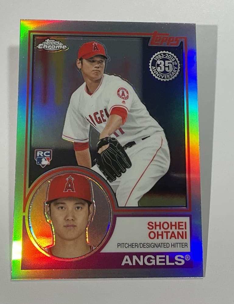 🔥SHOHEI OHTANI 2018 Topps Chrome 1983 Refractor 35th Anniversary RC 83T-6  MINT