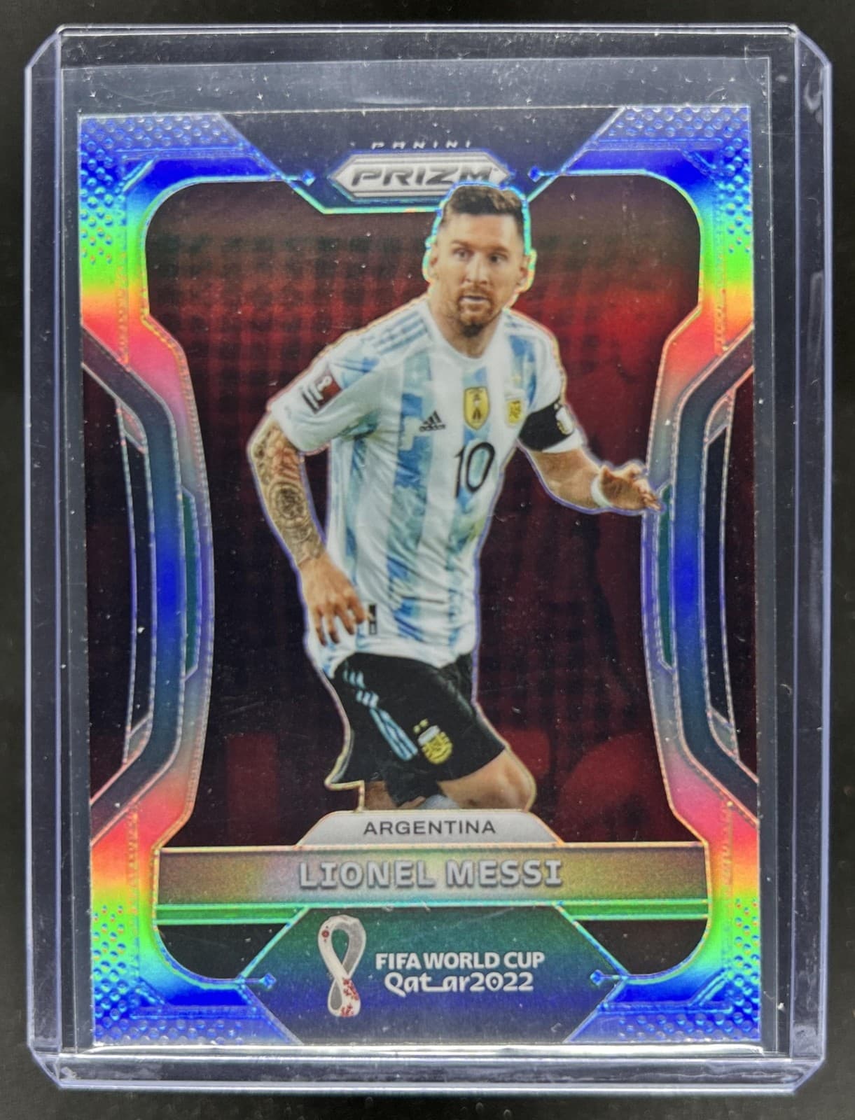 2022-23 Panini Prizm World Cup Lionel Messi Silver #7 Argentina