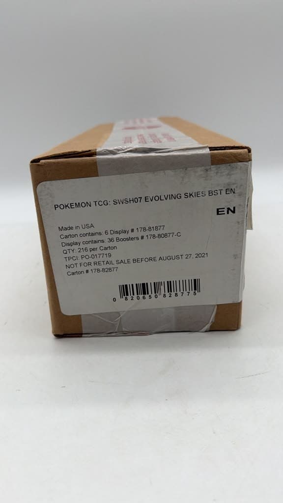 Pokemon TCG SWSH07 Evolving Skies Booster Box Case SEALED EN