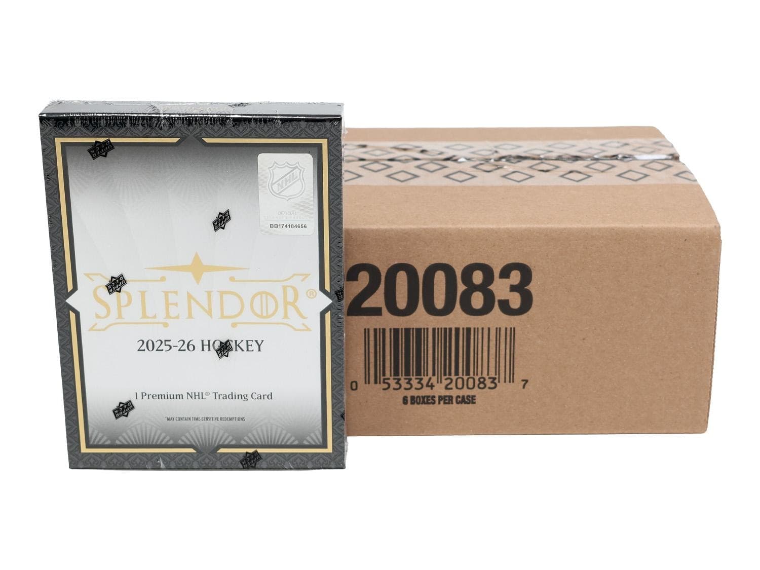 2025/26 Upper Deck Splendor Hockey Hobby 6-Box Case