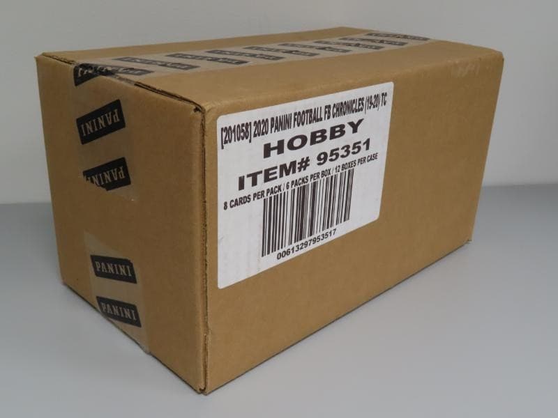 2019 Panini Chronicles NFL Football Factory Sealed 12 Hobby Box Case