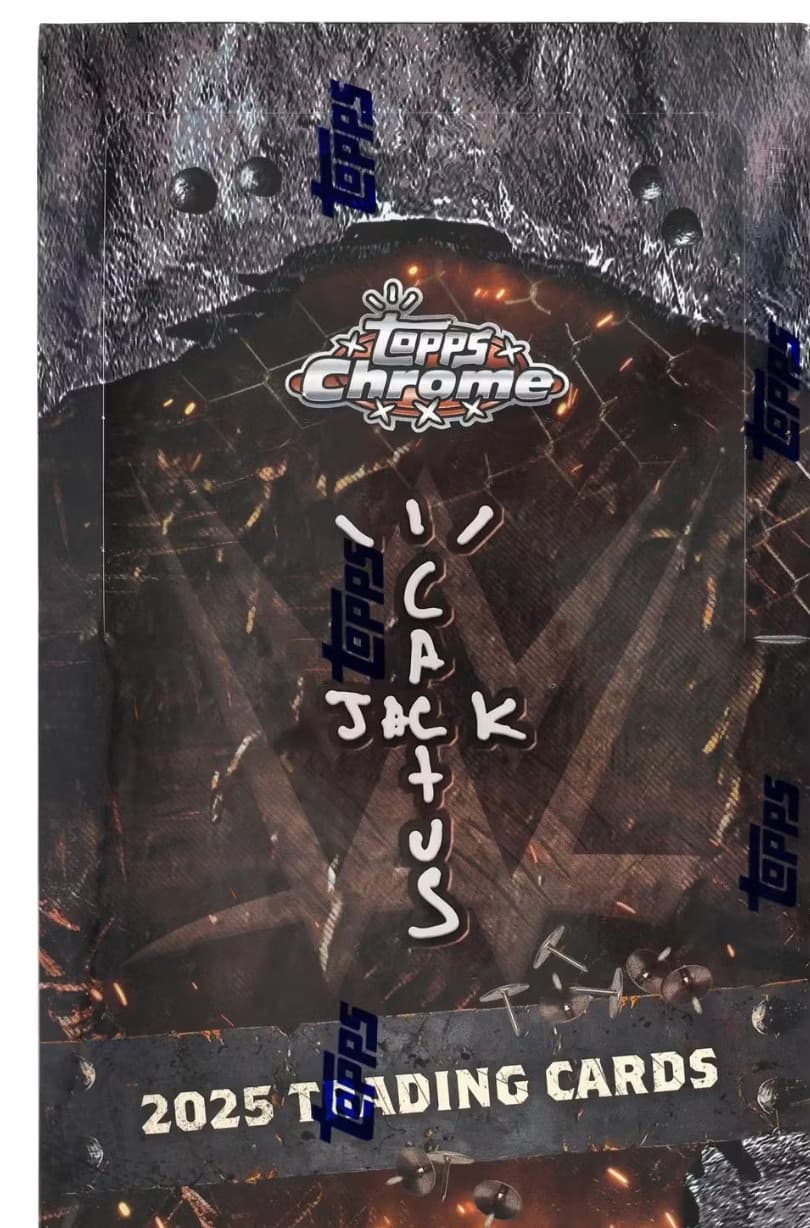 2025 Topps Chrome WWE x Cactus Jack Wrestling Hobby Box