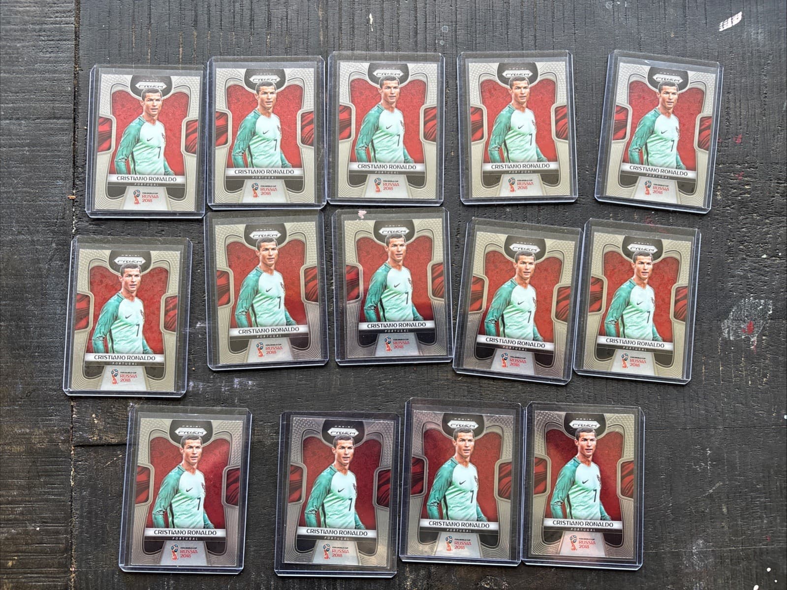 2018 Prizm World Cup Cristiano Ronaldo Lot (14) Portugal