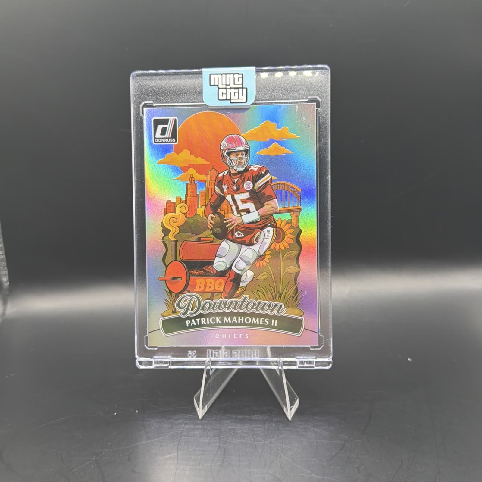 Patrick Mahomes 2025 Donruss Downtown Case Hit #8