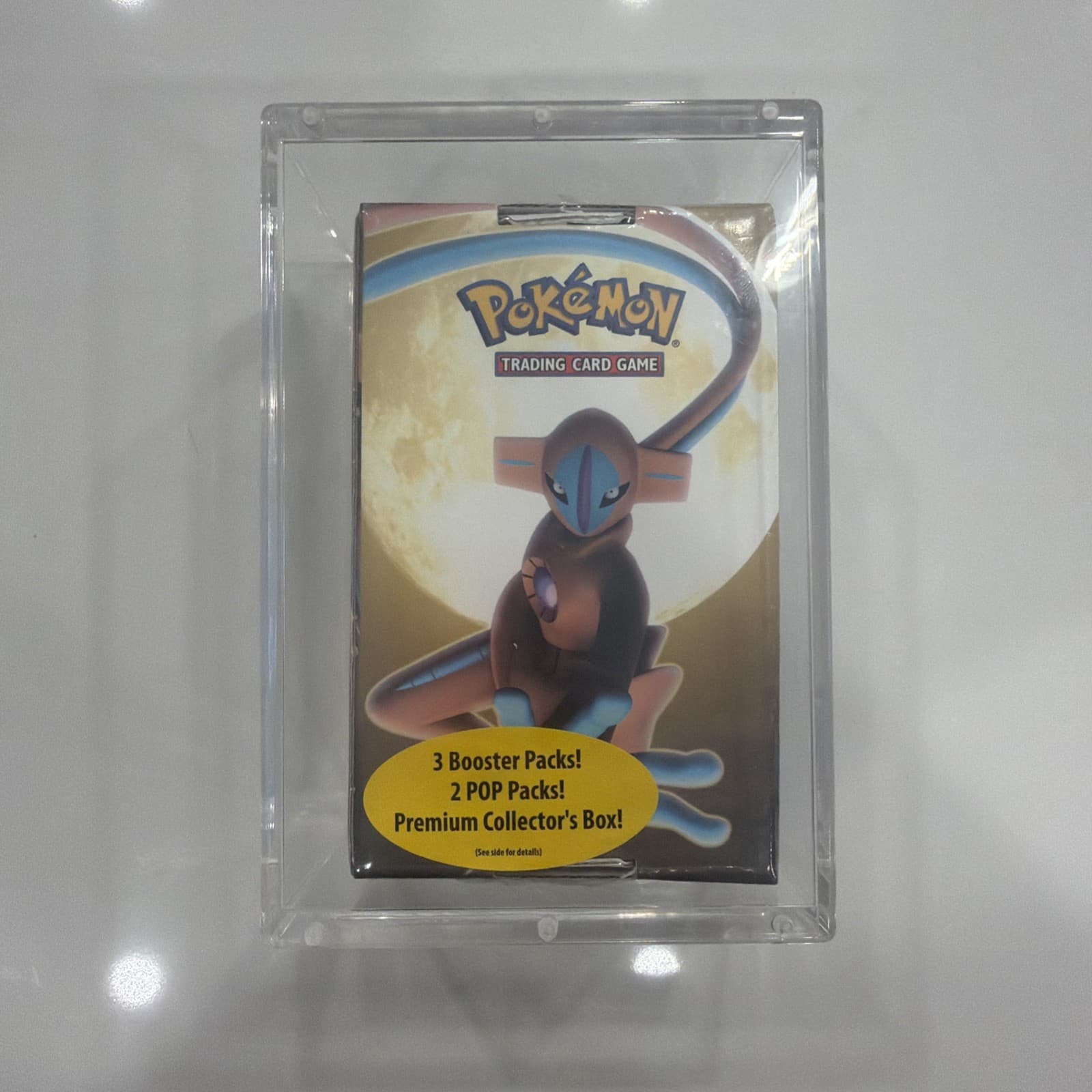 2005 Pokemon EX SEALED PREMIUM COLLECTOR'S BOX [DEOXYS] 3 Booster 2 POP Packs