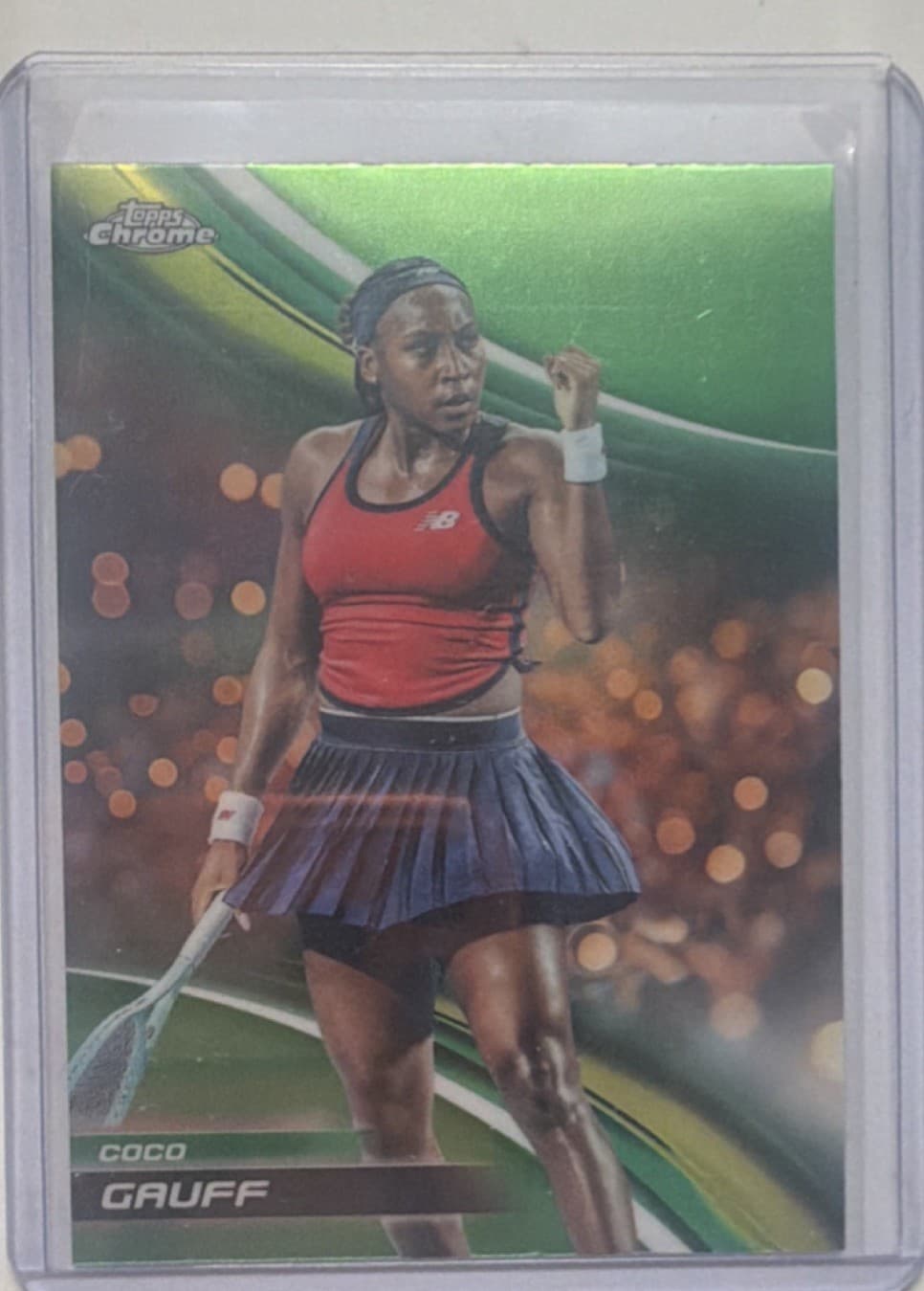 Topps 2025 Topps Chrome Tennis Coco Gauff #200 Sports Trading Card